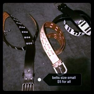 Size small belts
